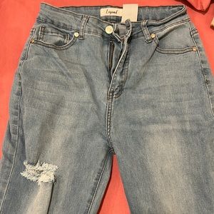 Wide boot cut jeans